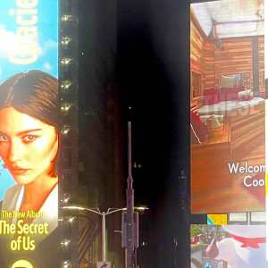 billboards for entertainment in NYC